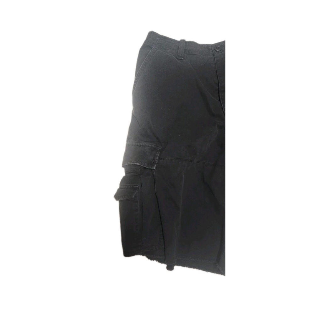 Banana Split Shorts Mens 36 Black Utility Cargo Belted Raw Hem Shorts - Picture 11 of 14